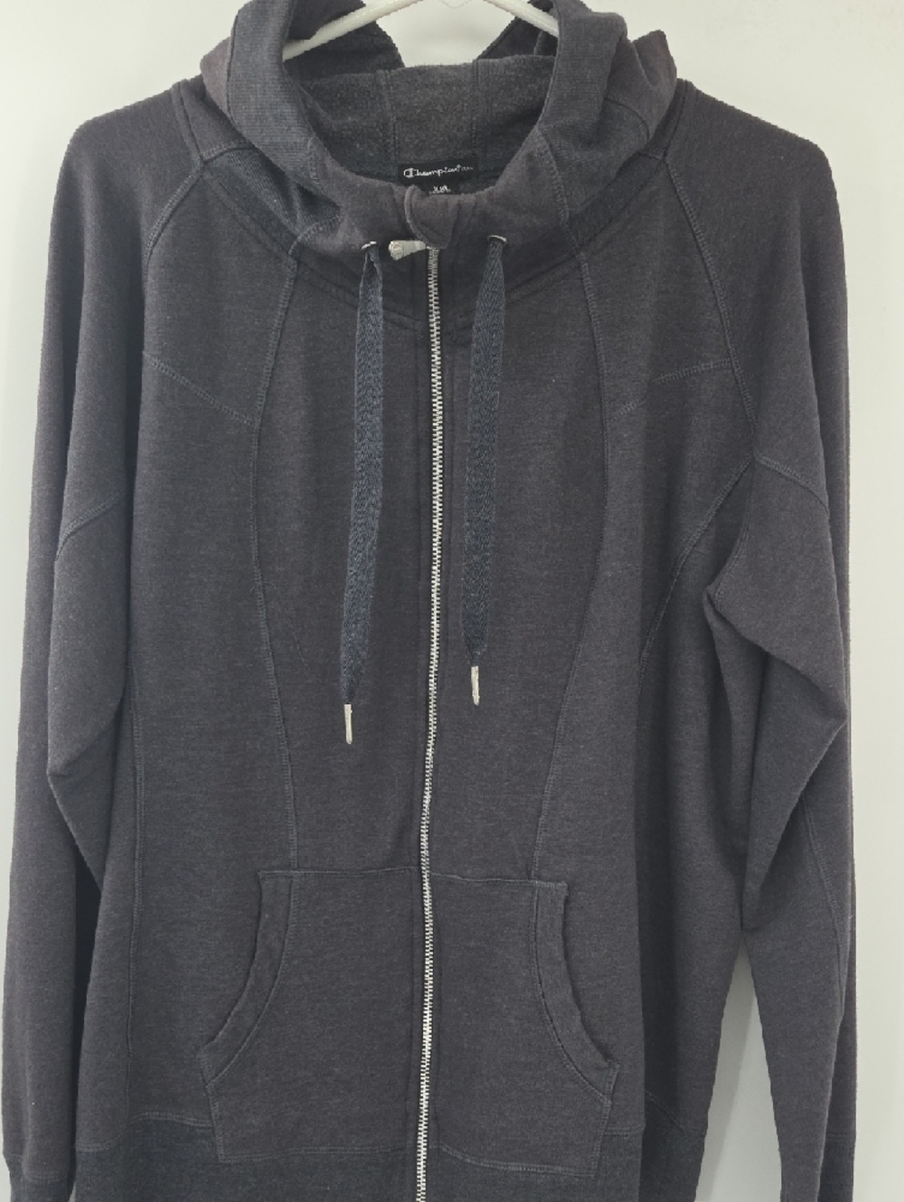 Champion Gray XXL Hoodie with Fleece Lining - Picture 4 of 16